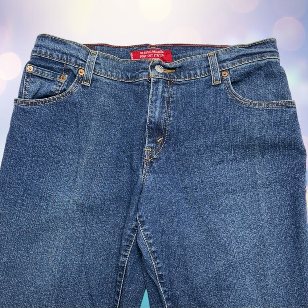 LEVI’s 550 Women’s 10 BOOT CUT STRETCH Blue Jeans